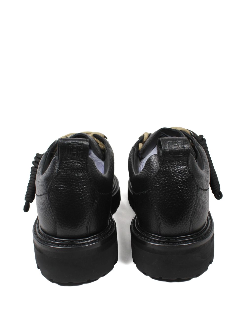 lace-up leather sneakers