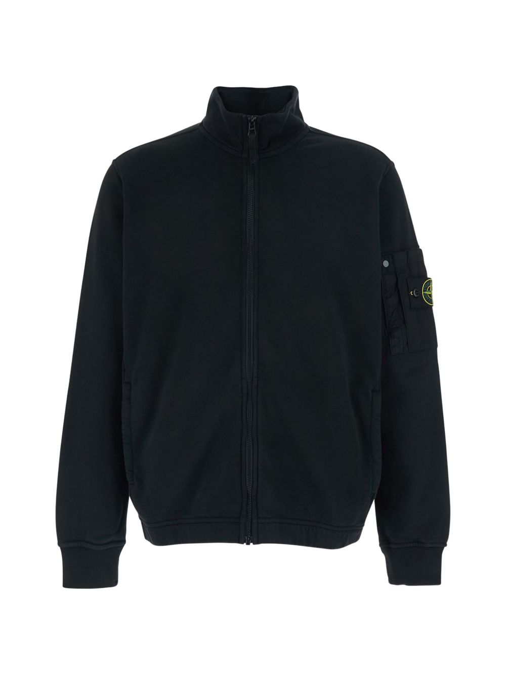 zip pocket sweatshirt