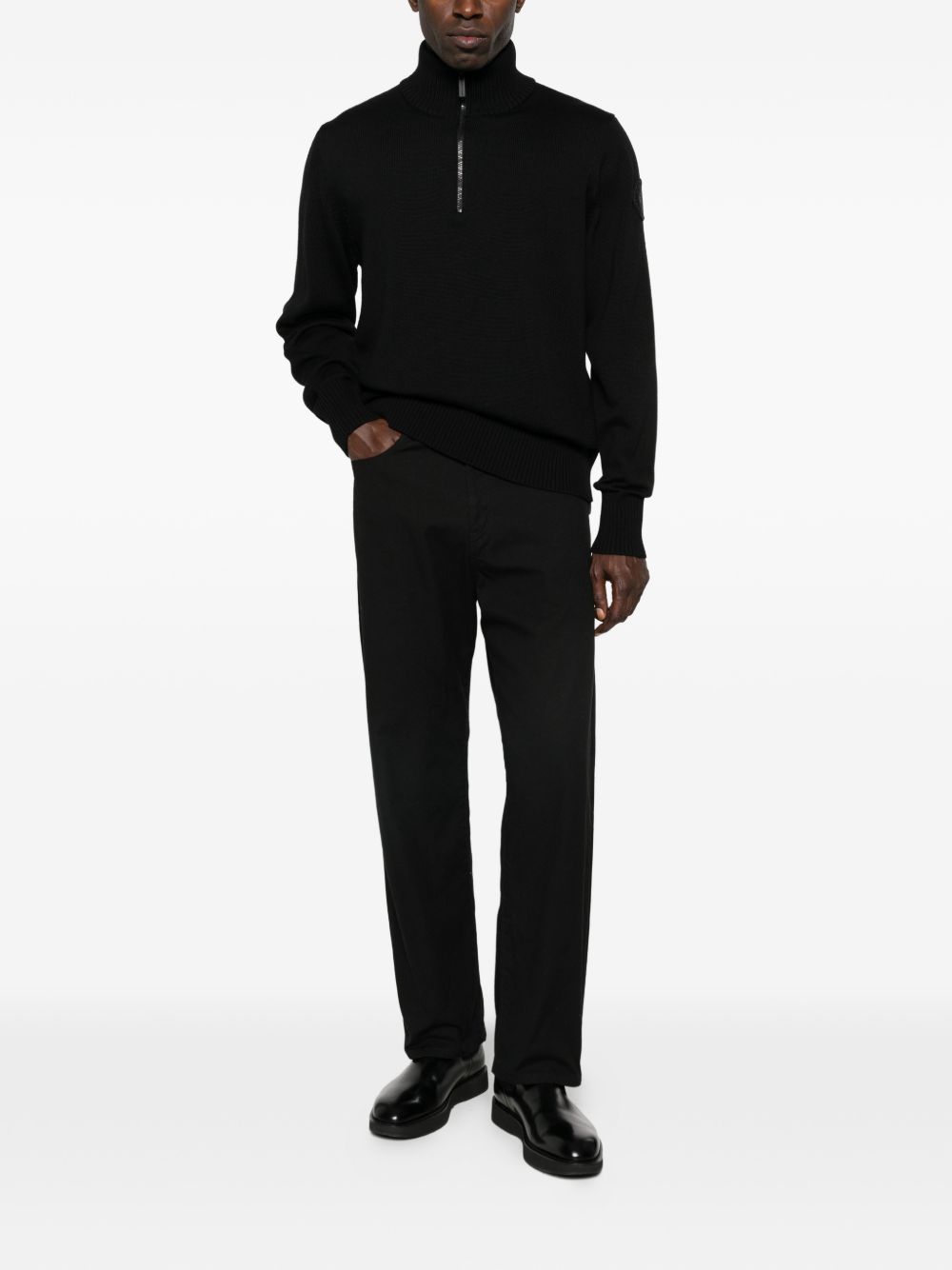 half-zip sweater