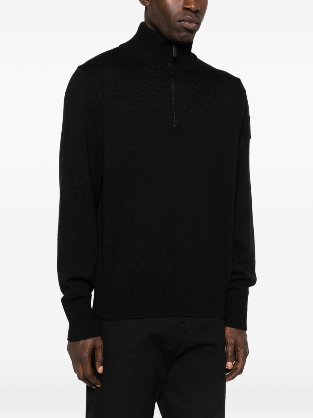 half-zip sweater