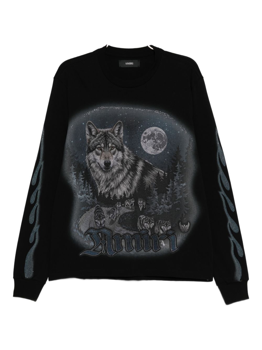 crystal-embellished T-shirt