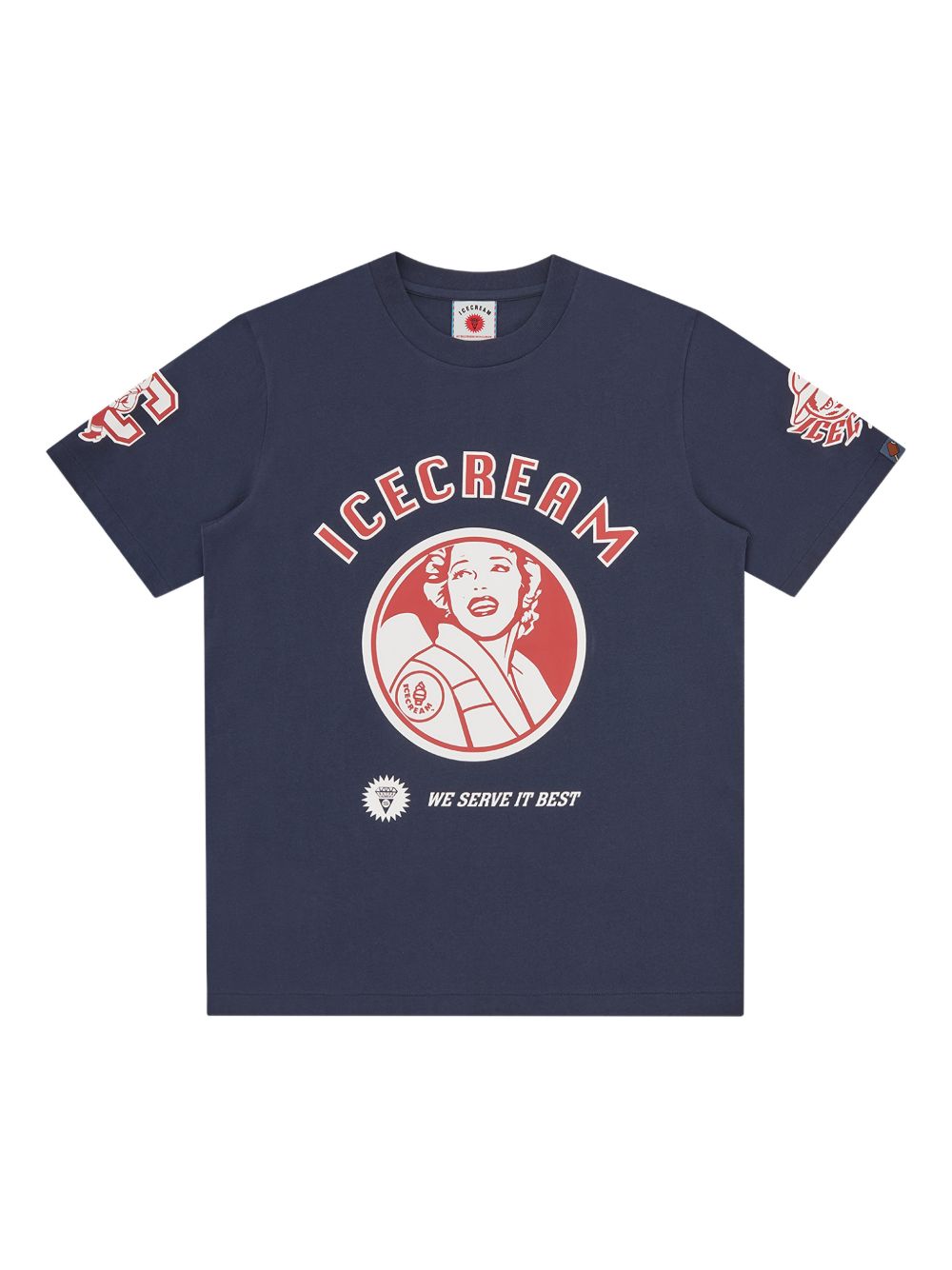 graphic-printed short-sleeved T-shirt