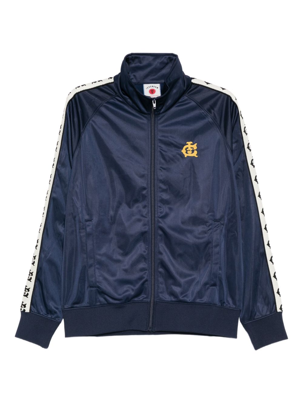 logo-embroidered jacket 