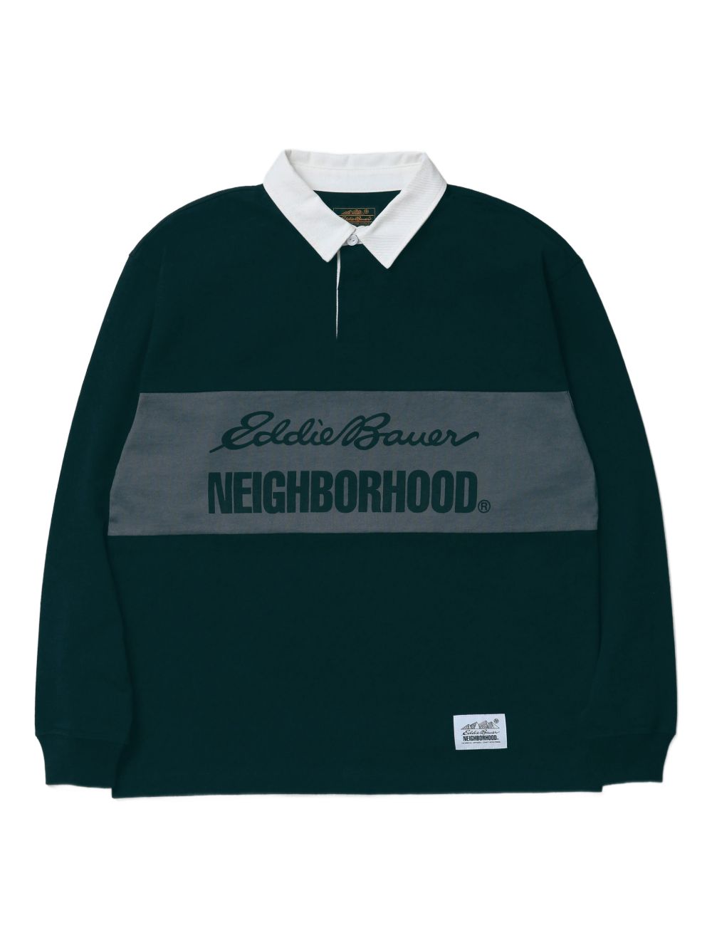 x Eddie Bauer logo-print polo shirt