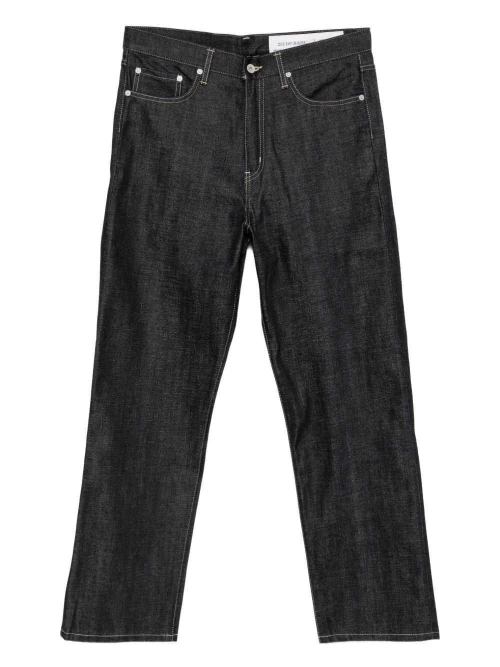 back pocket straight denim 