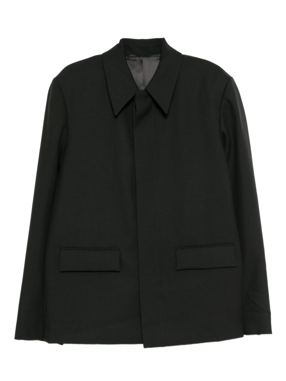single-breasted blazer