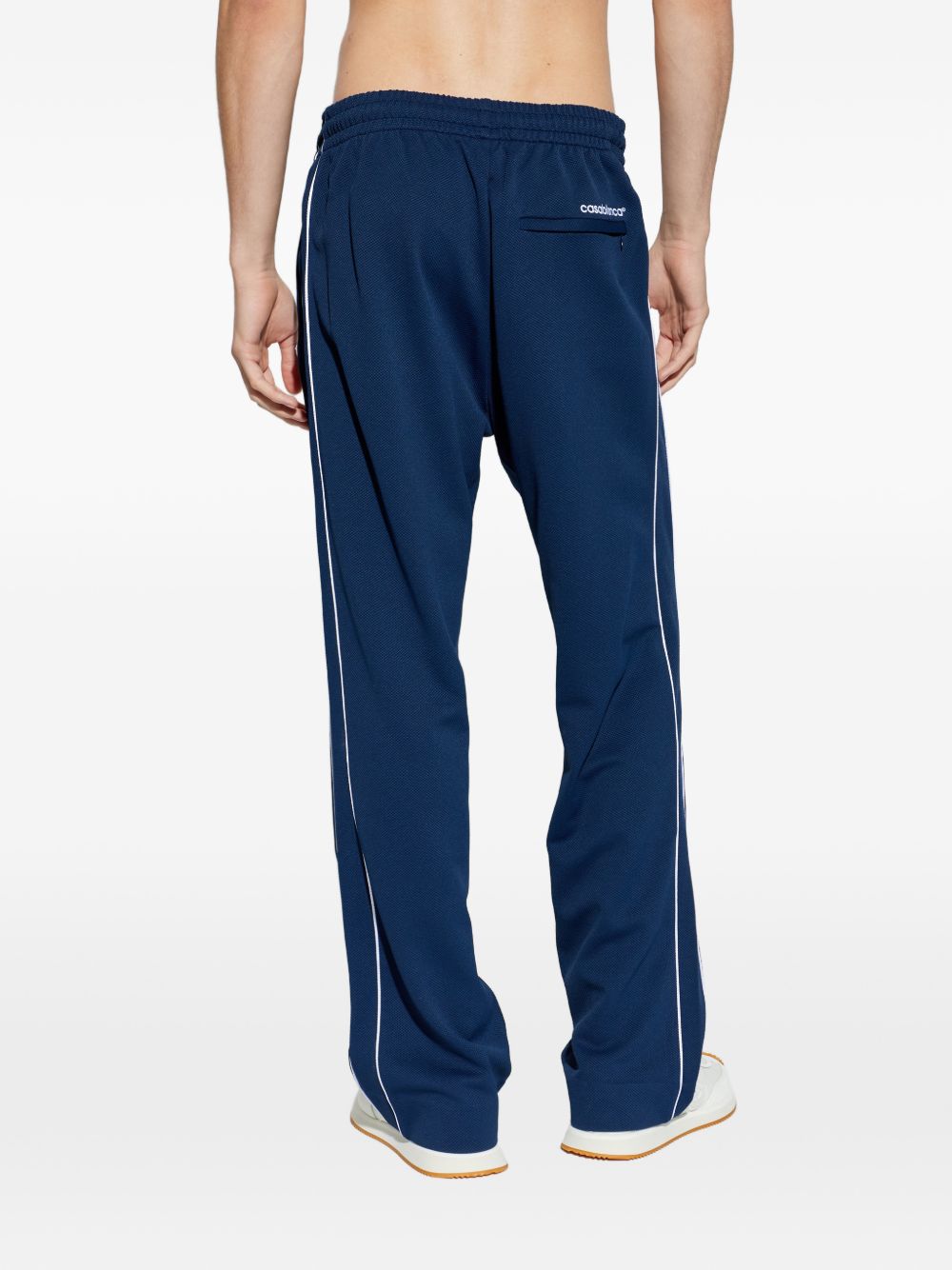 logo-appliqué track pants