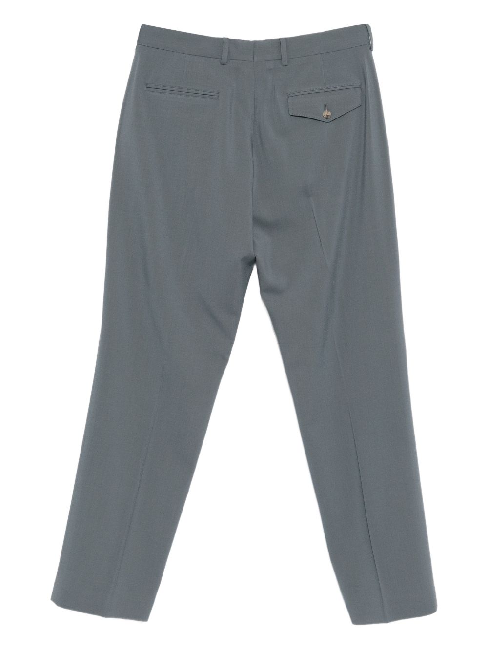 wool straight-leg trousers