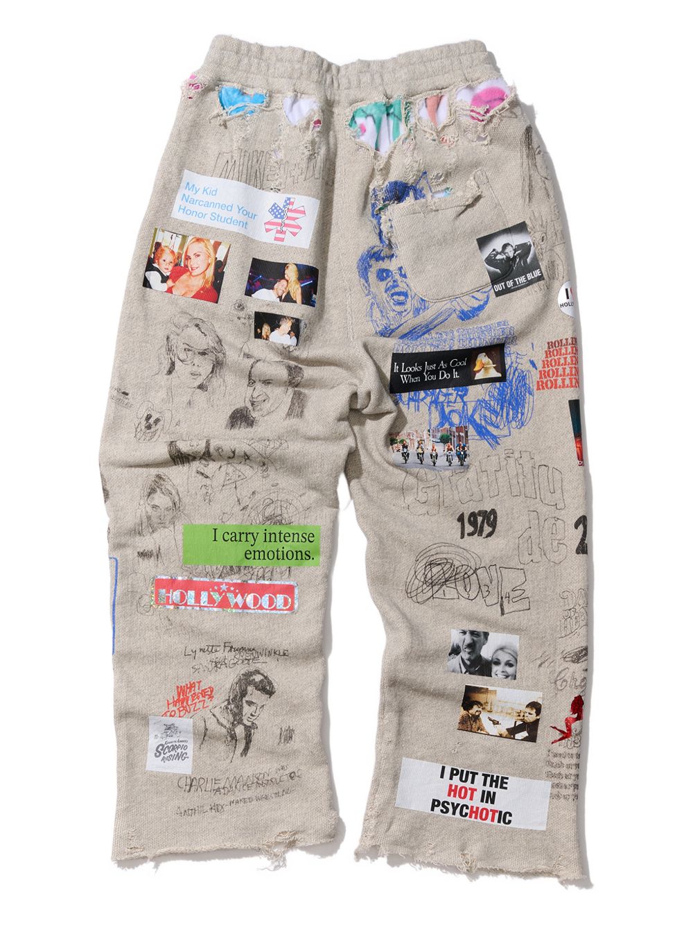 drawstring-fastening track pants