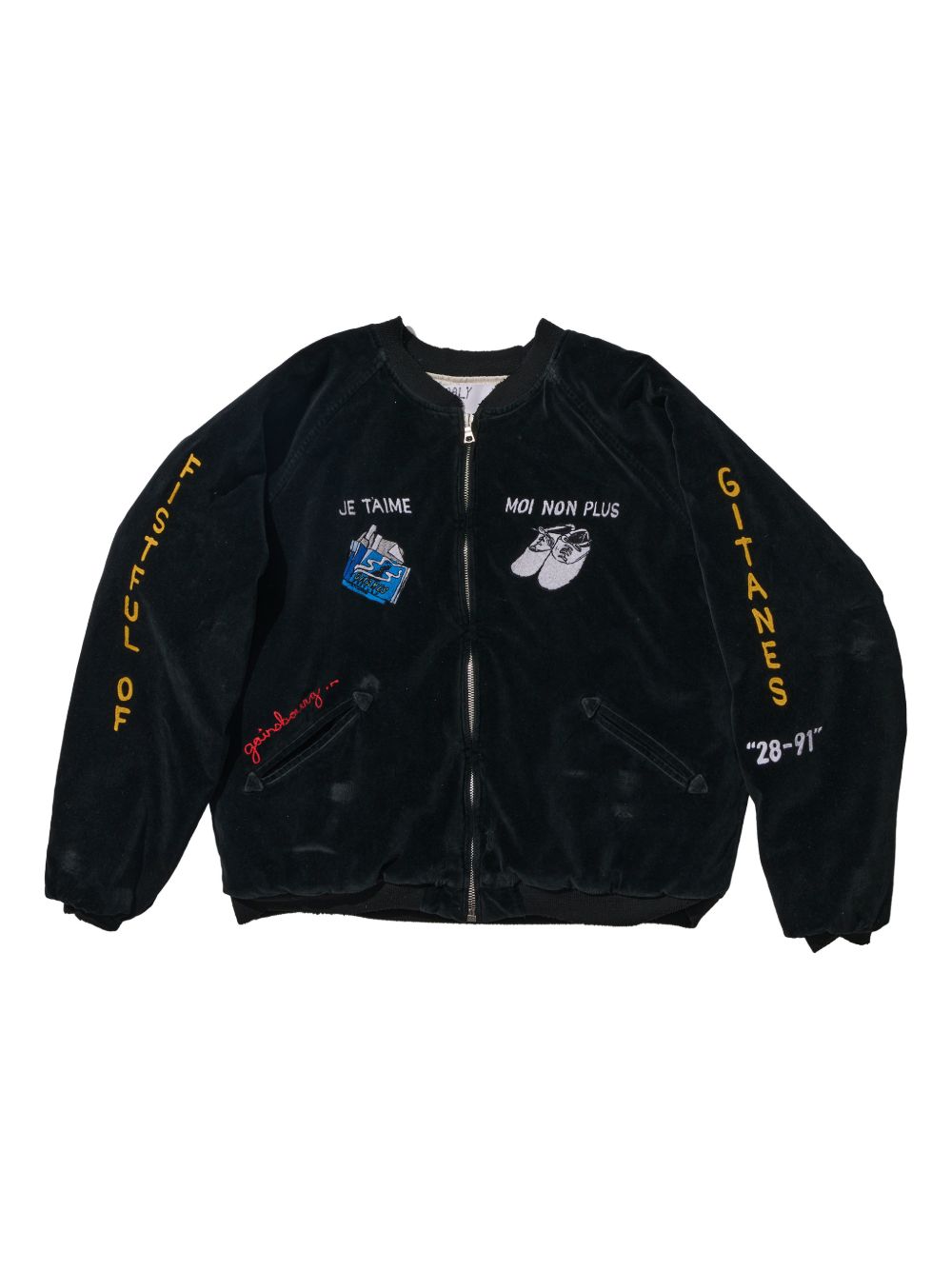 welt-pockets bomber jacket