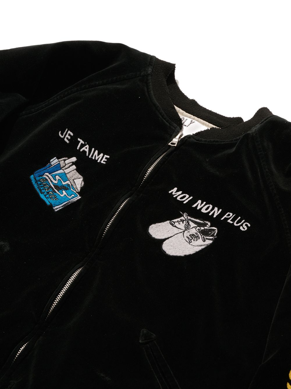 welt-pockets bomber jacket