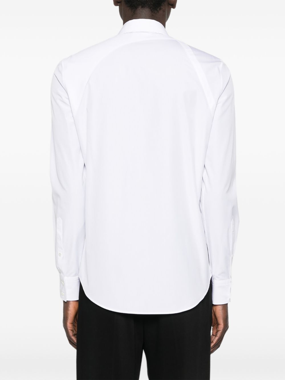 chain-detail shirt