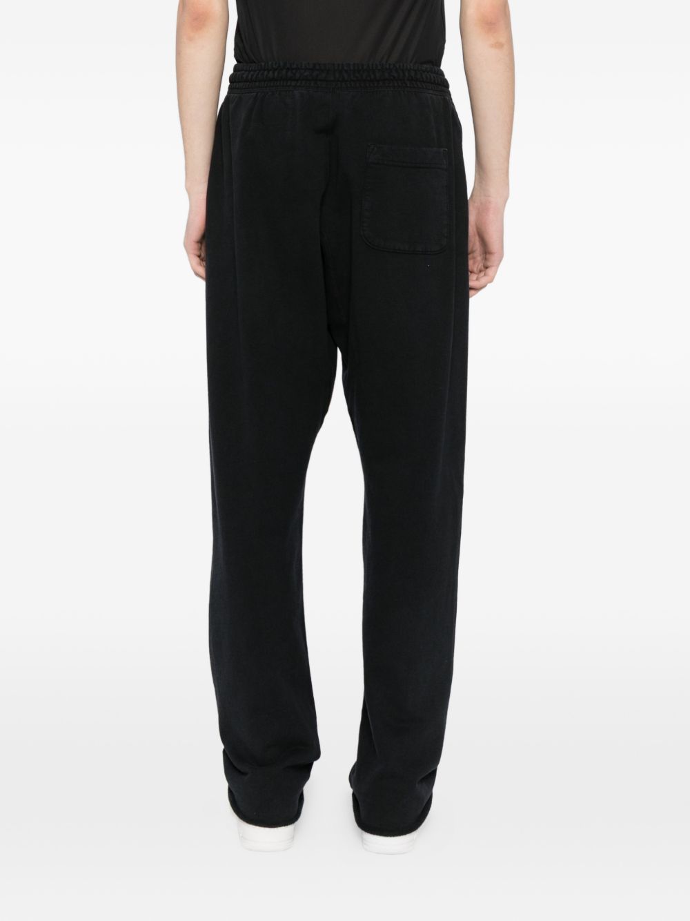 graphic-print cotton trackpants