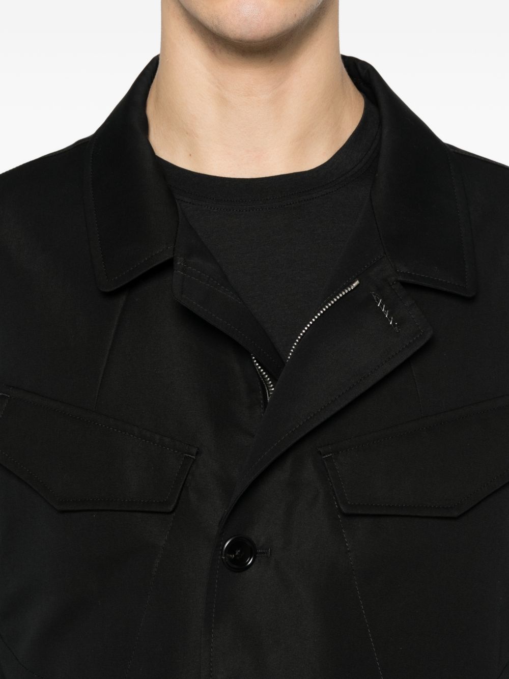 flap-pocket jacket