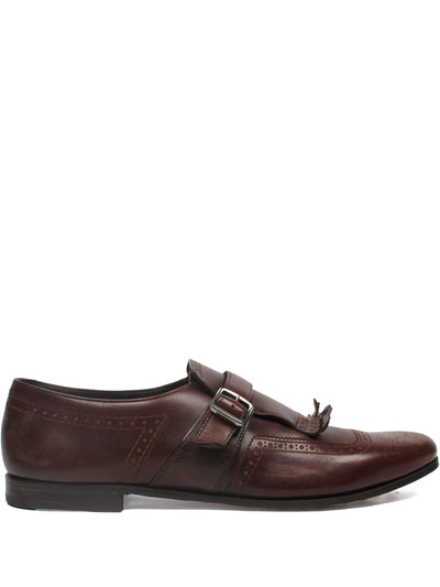 Leather Monk Shoes