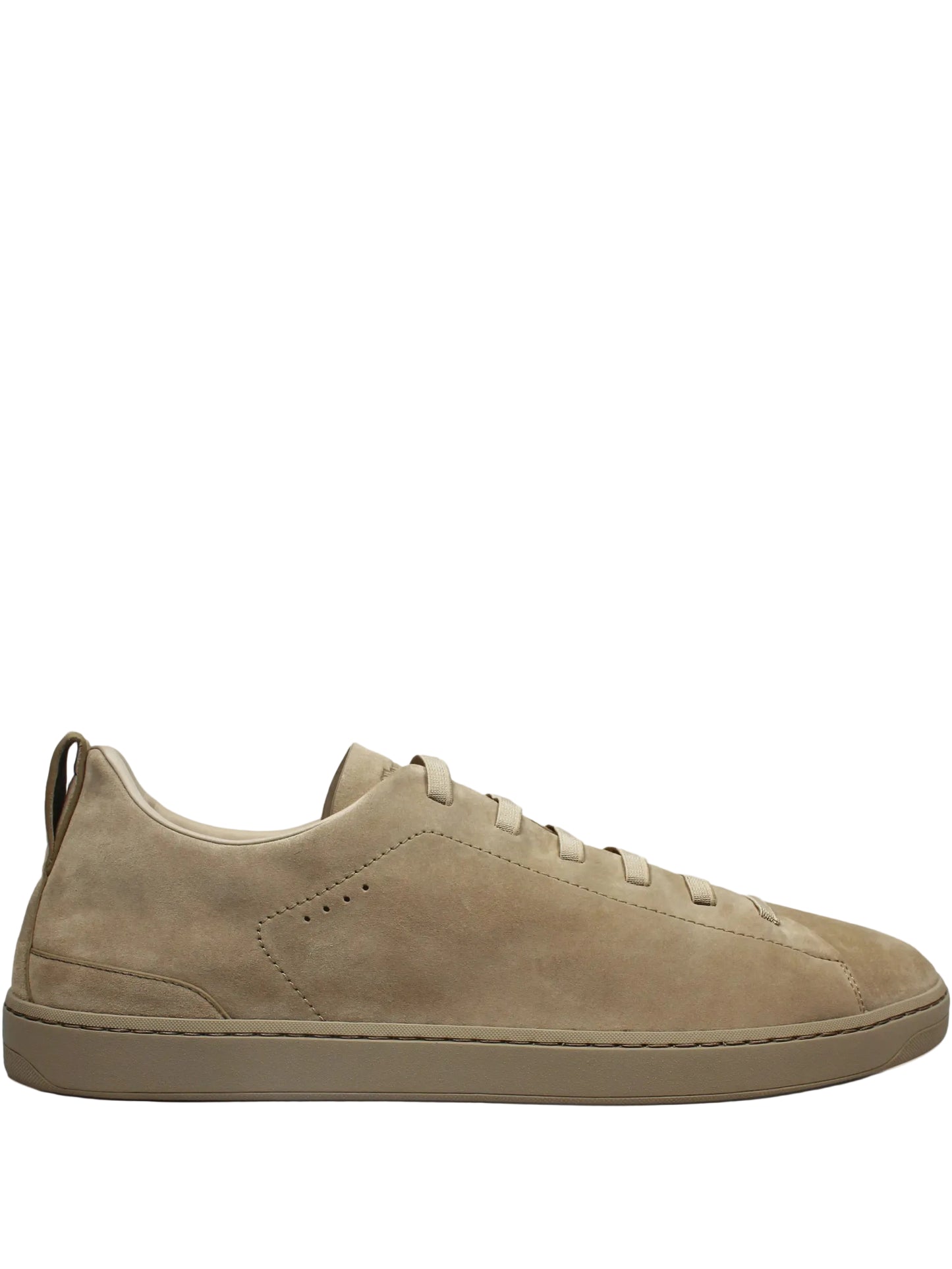 Lace-Up Suede Sneakers