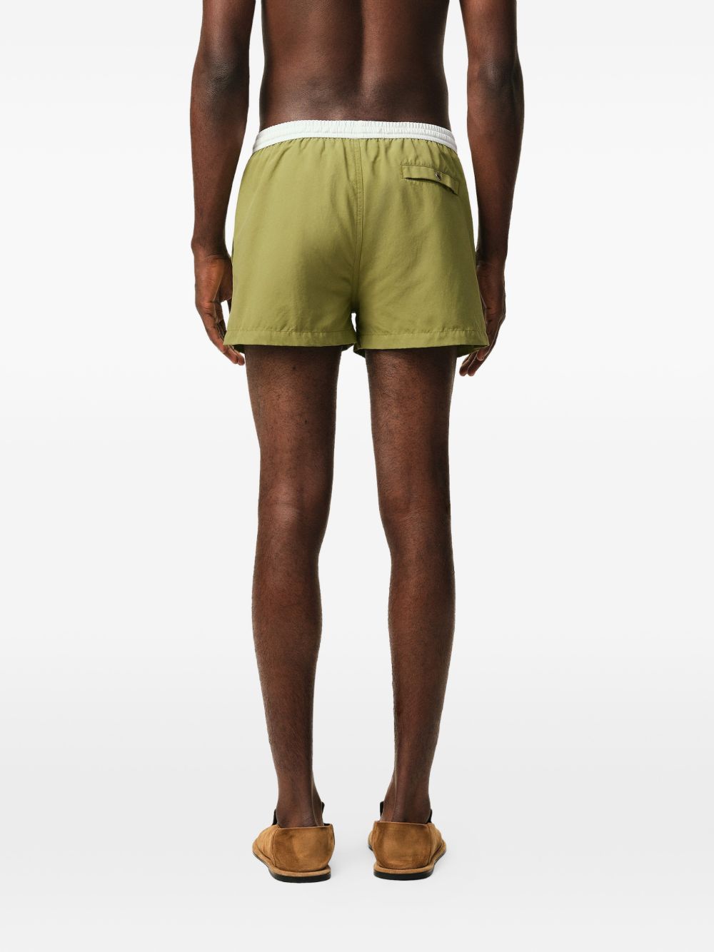logo-detail drawstring swim shorts