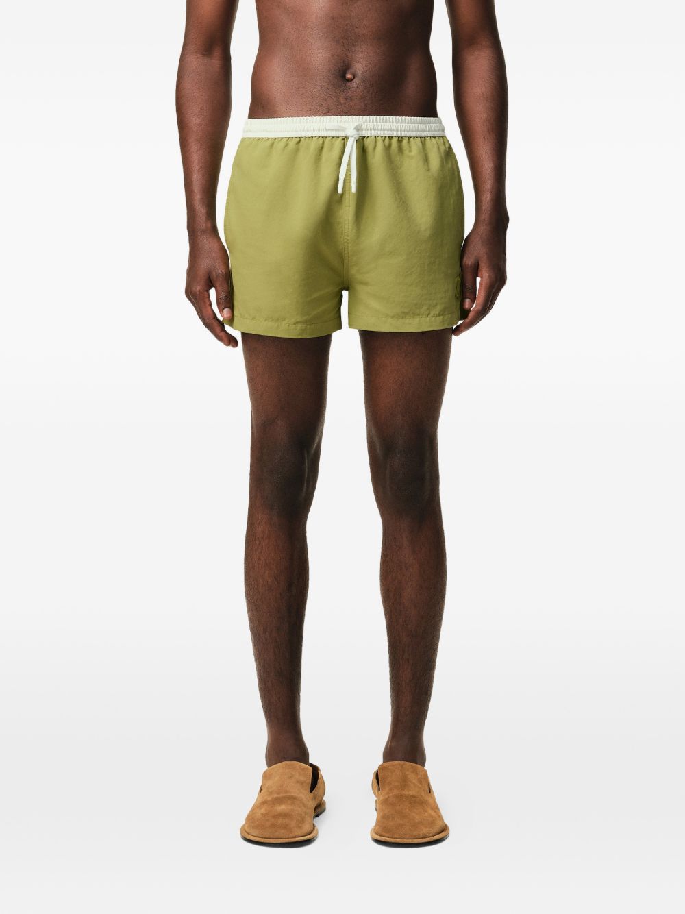 logo-detail drawstring swim shorts