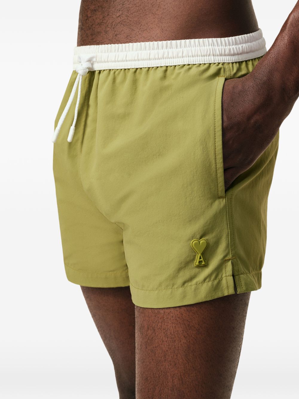 logo-detail drawstring swim shorts
