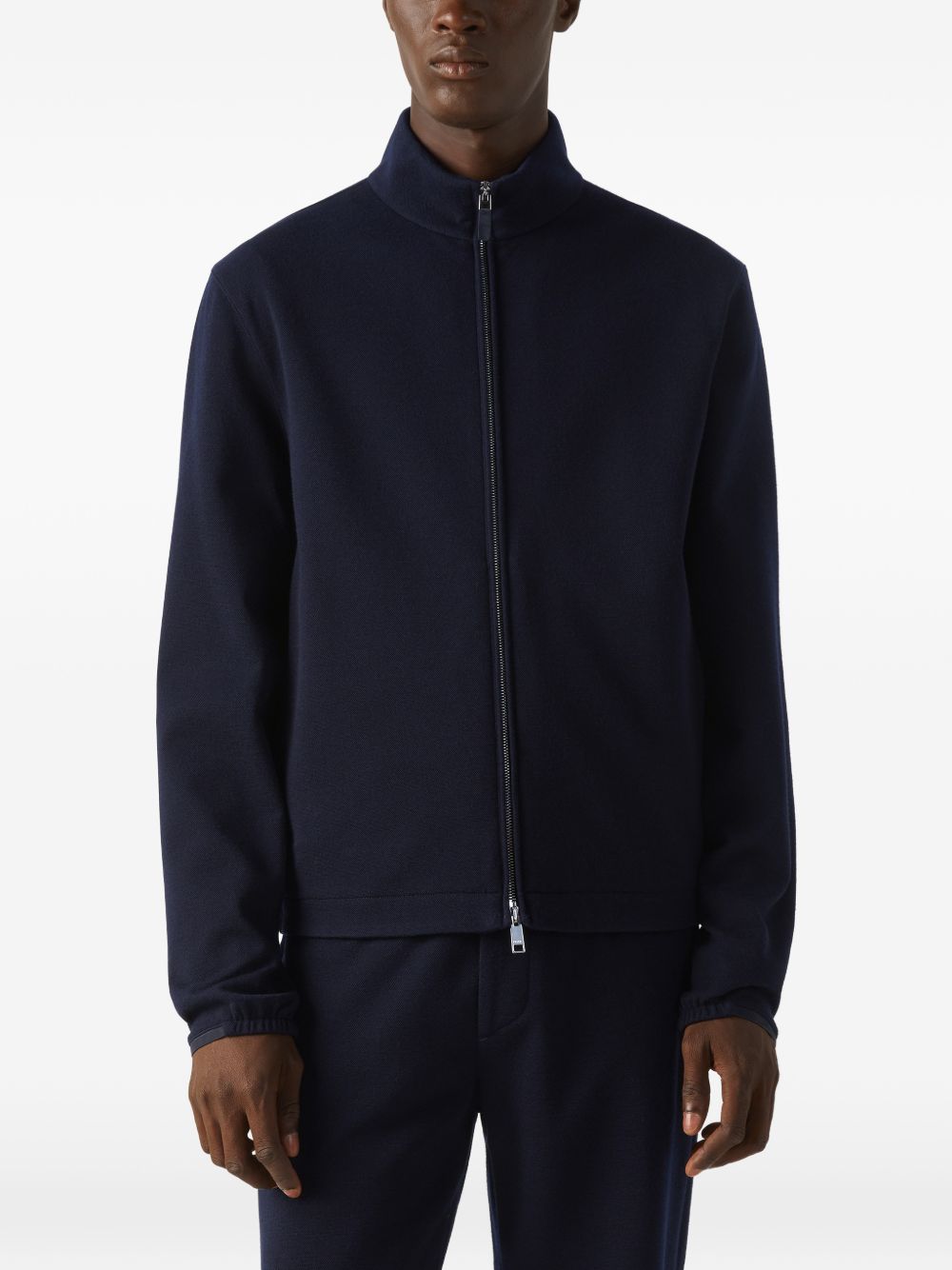 zip-up sweater