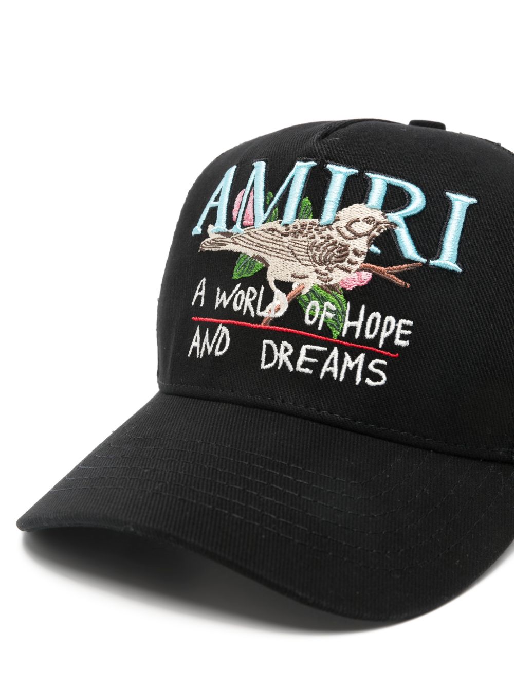 embroidered mesh hat