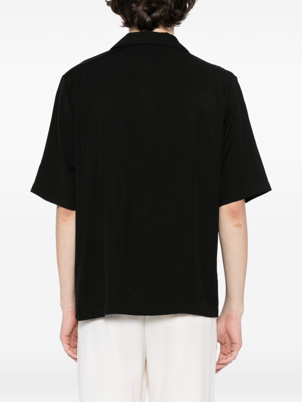 varsity-patch shirt