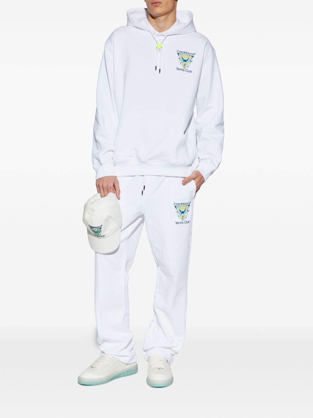 logo-print track pants