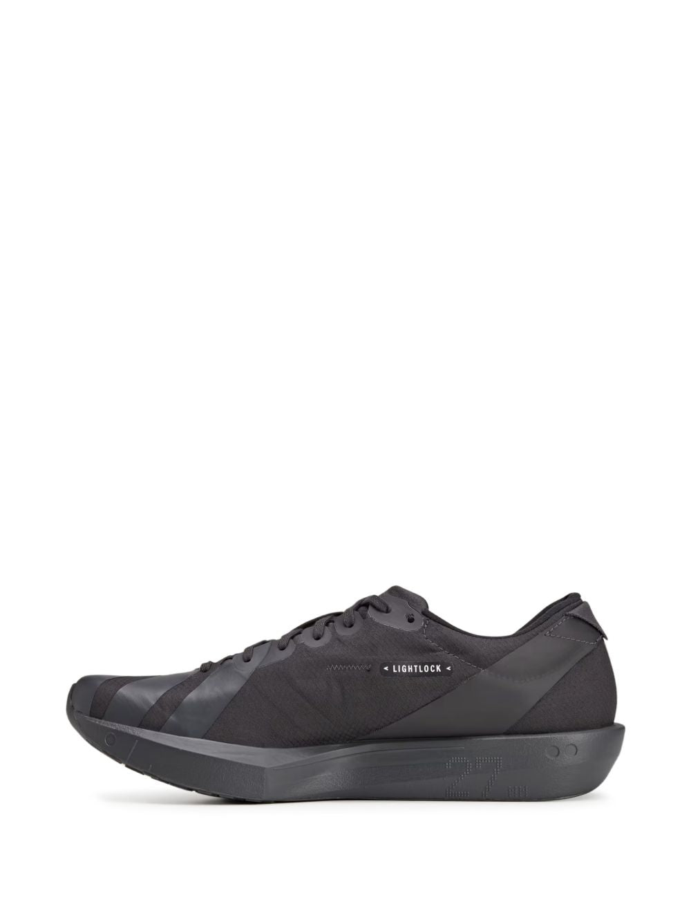 laser logo lace-up sneakers