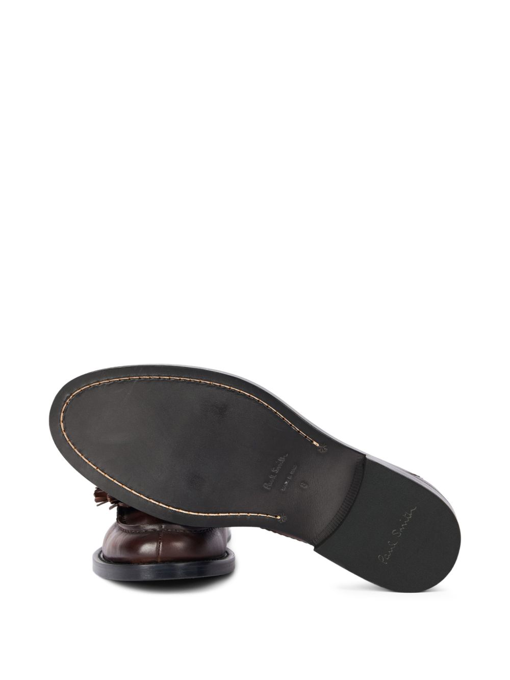 tassel-detail leather loafers