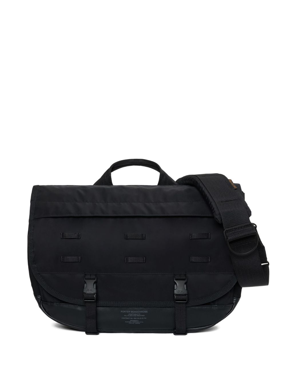 buckle strap messenger bag