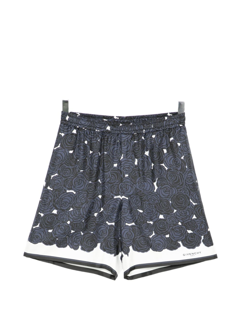 floral-print bermuda shorts