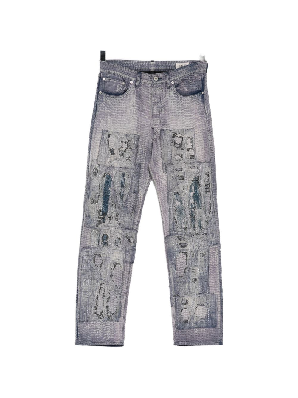 patch-work trousers