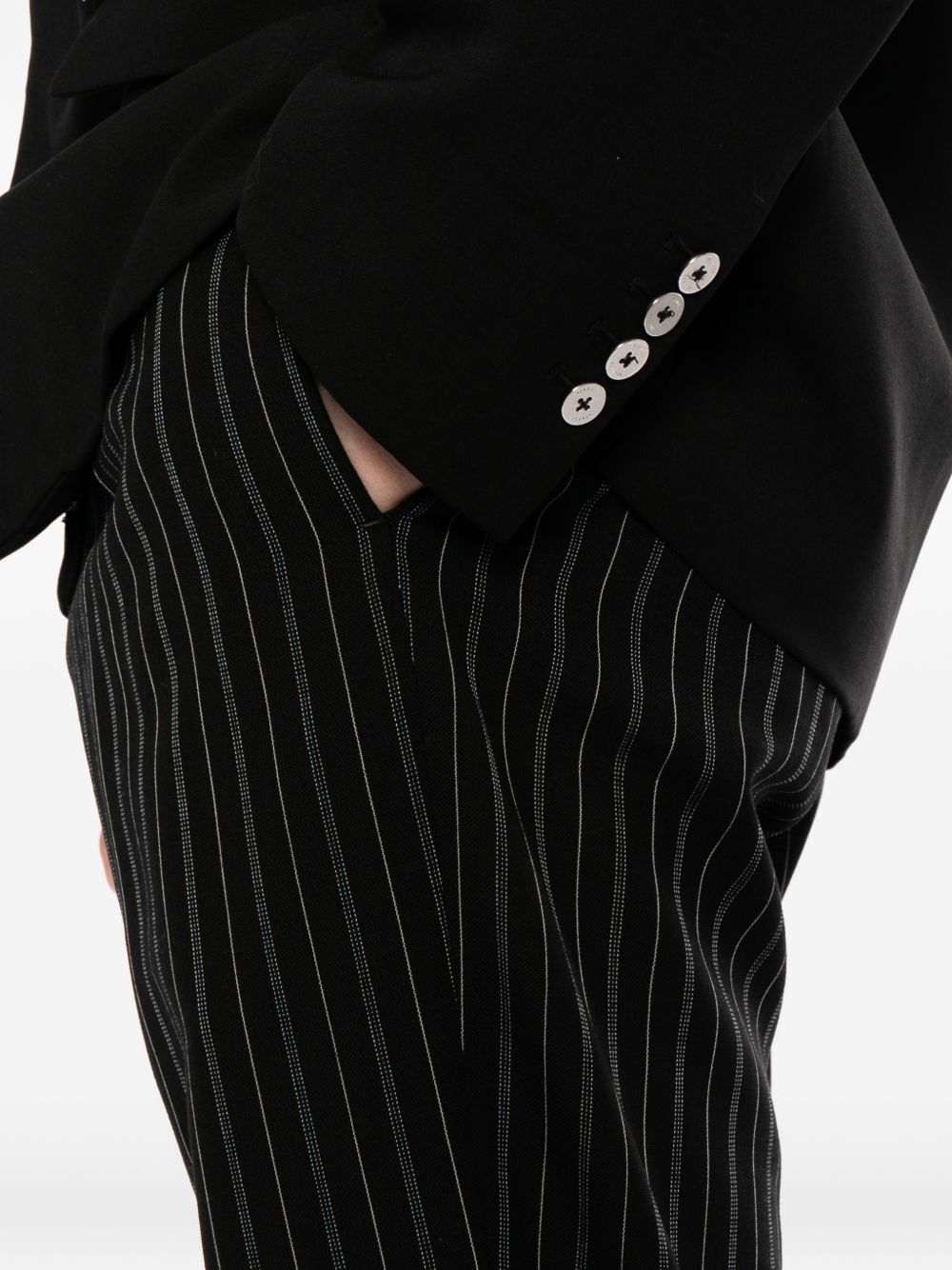 striped tailored trousers
