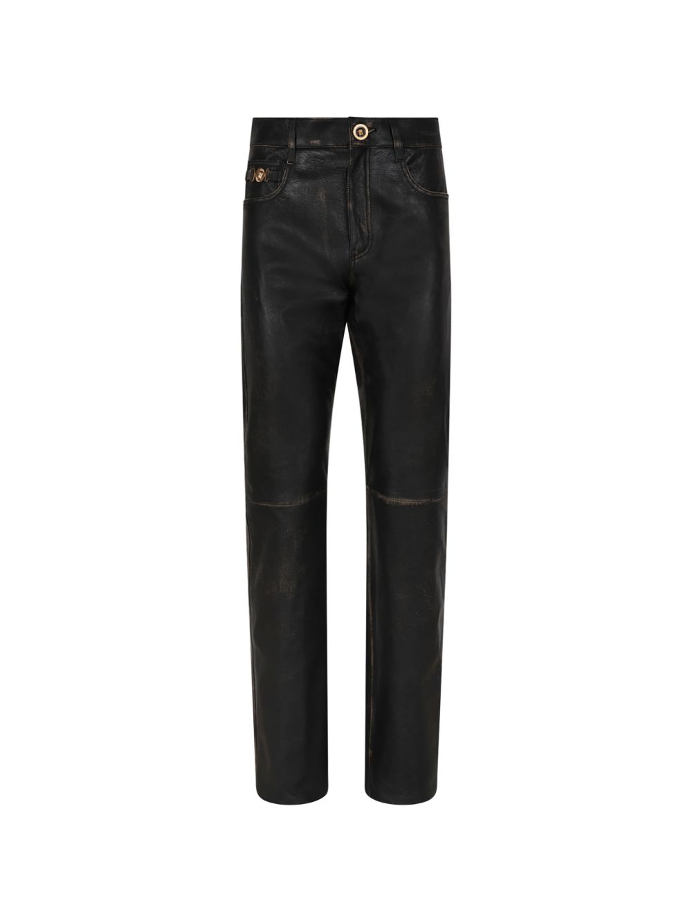 button-fastening trousers