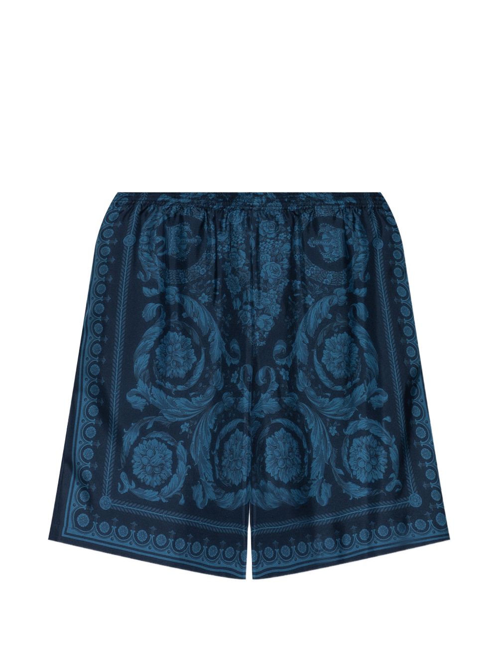 floral-print shorts