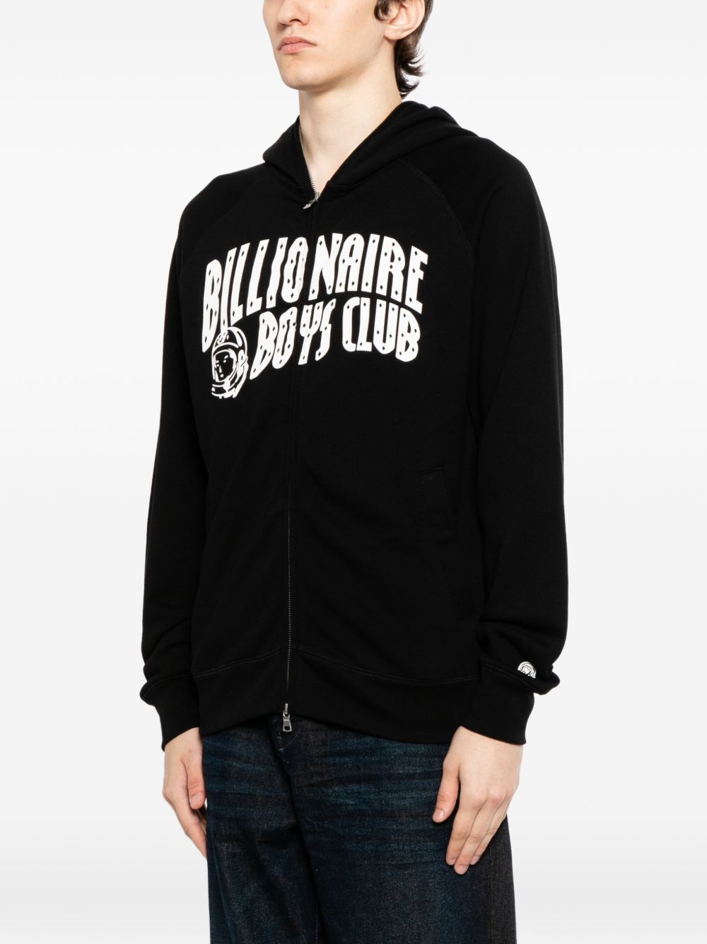 Arch zipped hoodie