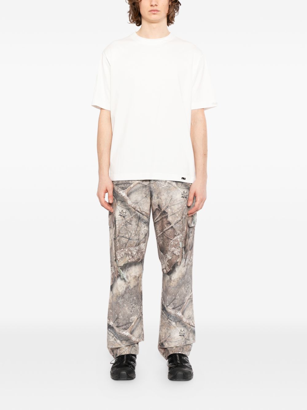 logo-print round-neck T-shirt