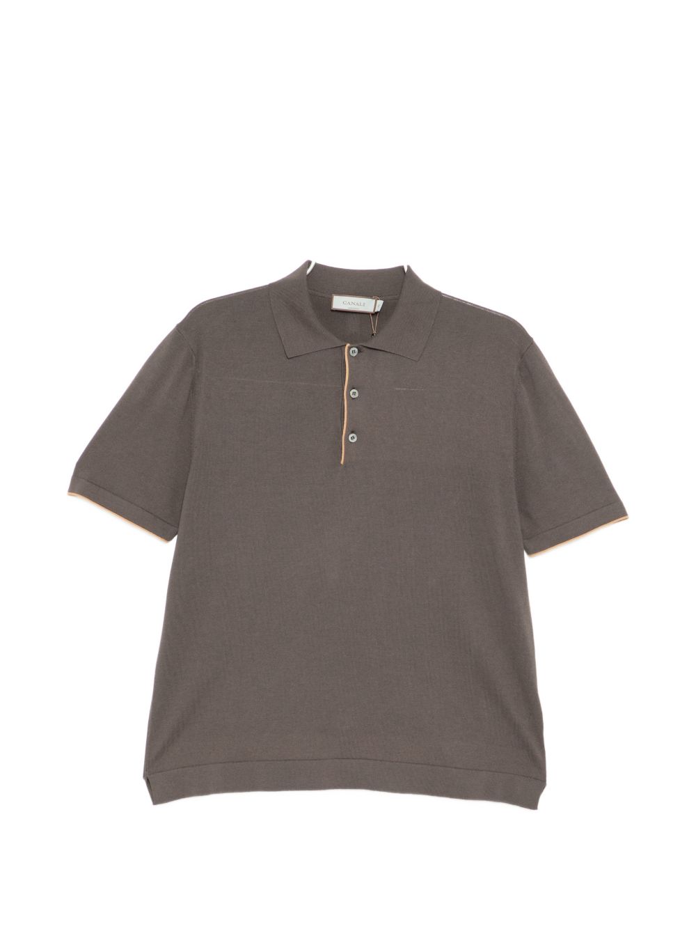 knitted polo shirt