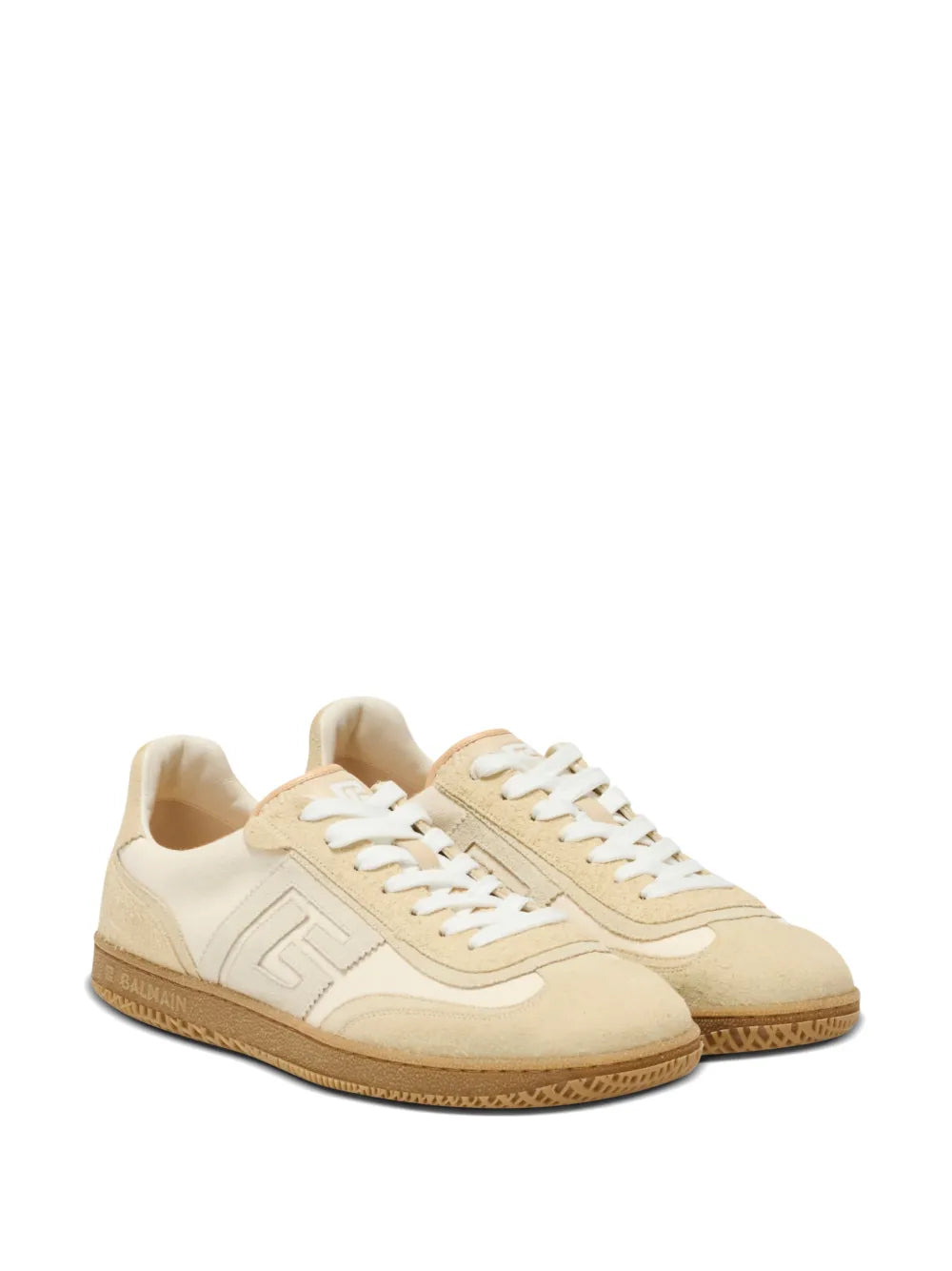 Swan lace-up logo-detail sneakers 