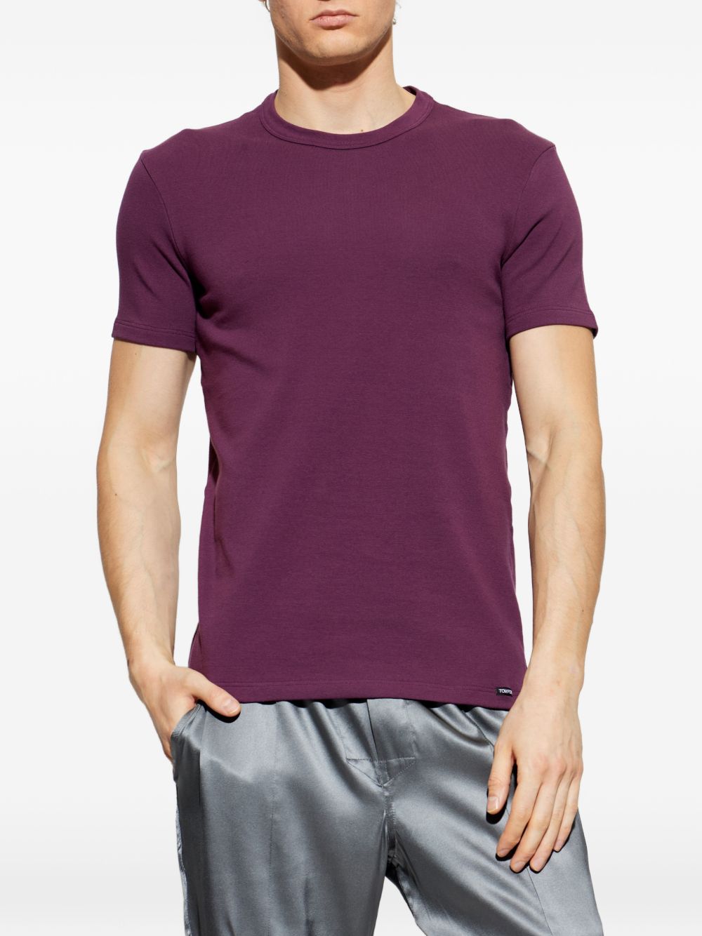 round-neck T-shirt