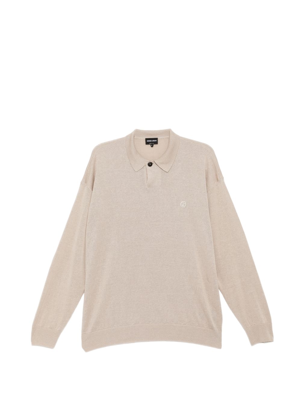 logo-embroidered polo shirt