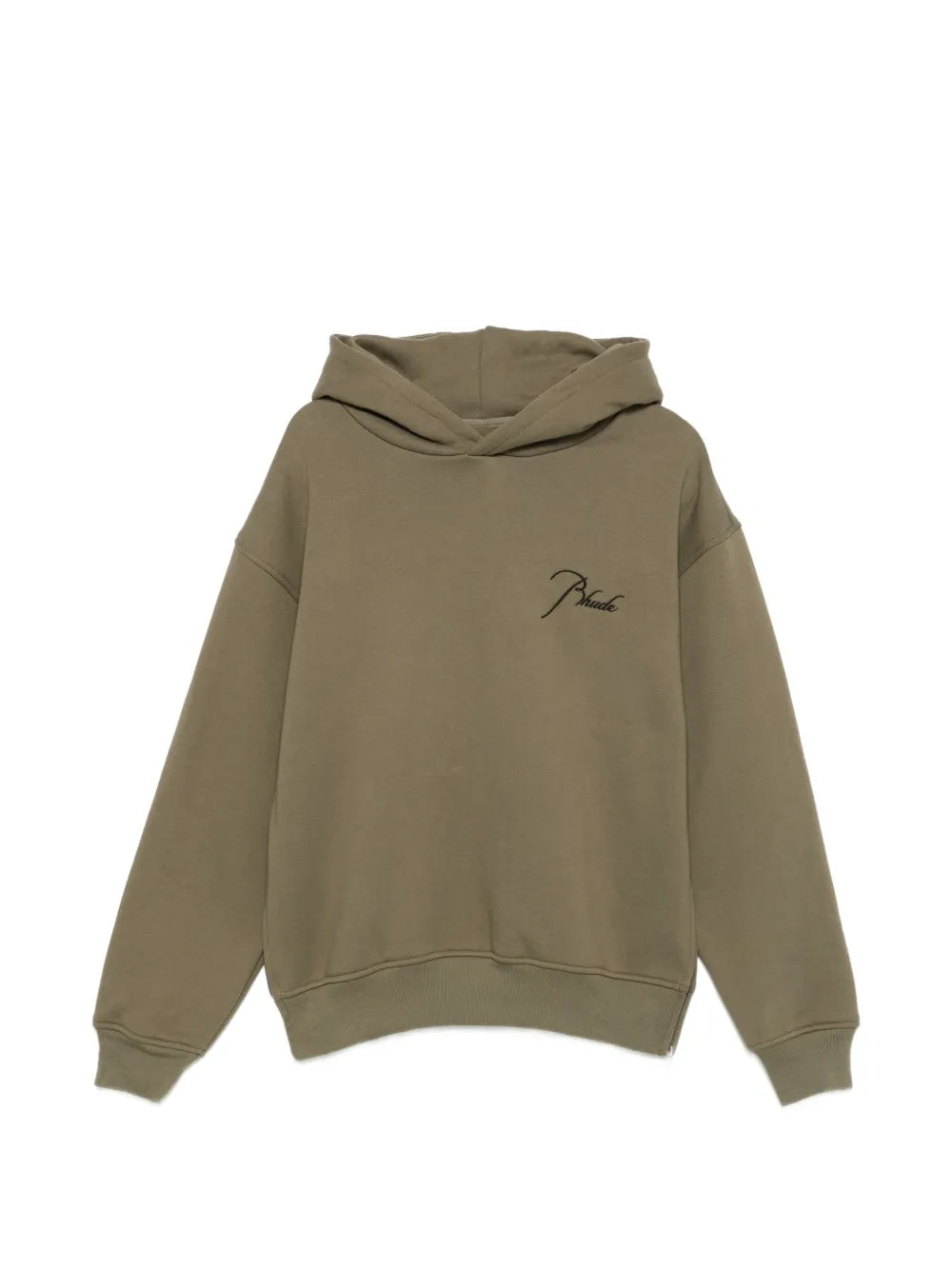 green hoodie