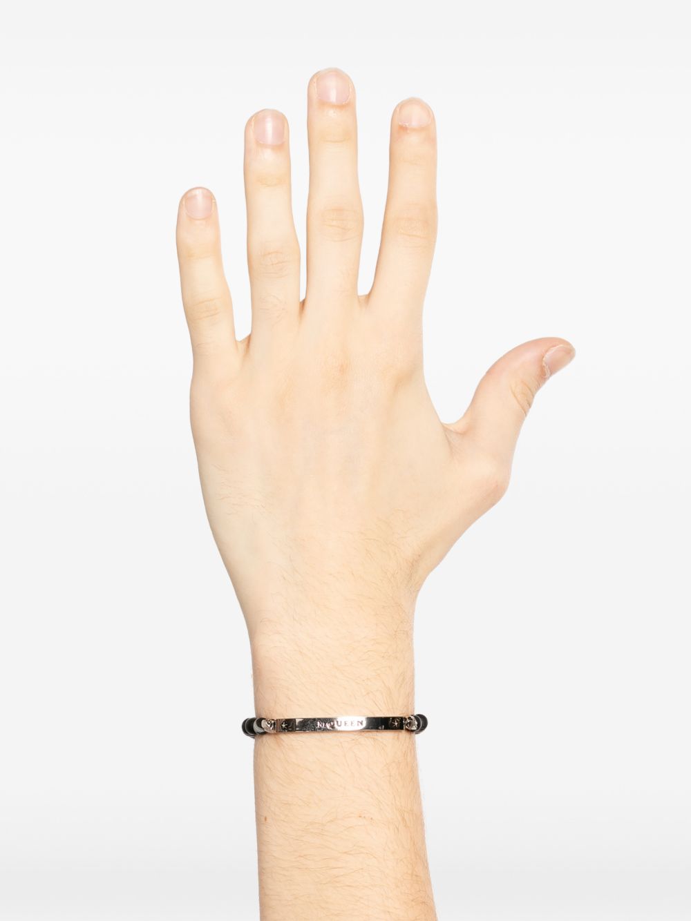 logo bead bracelet