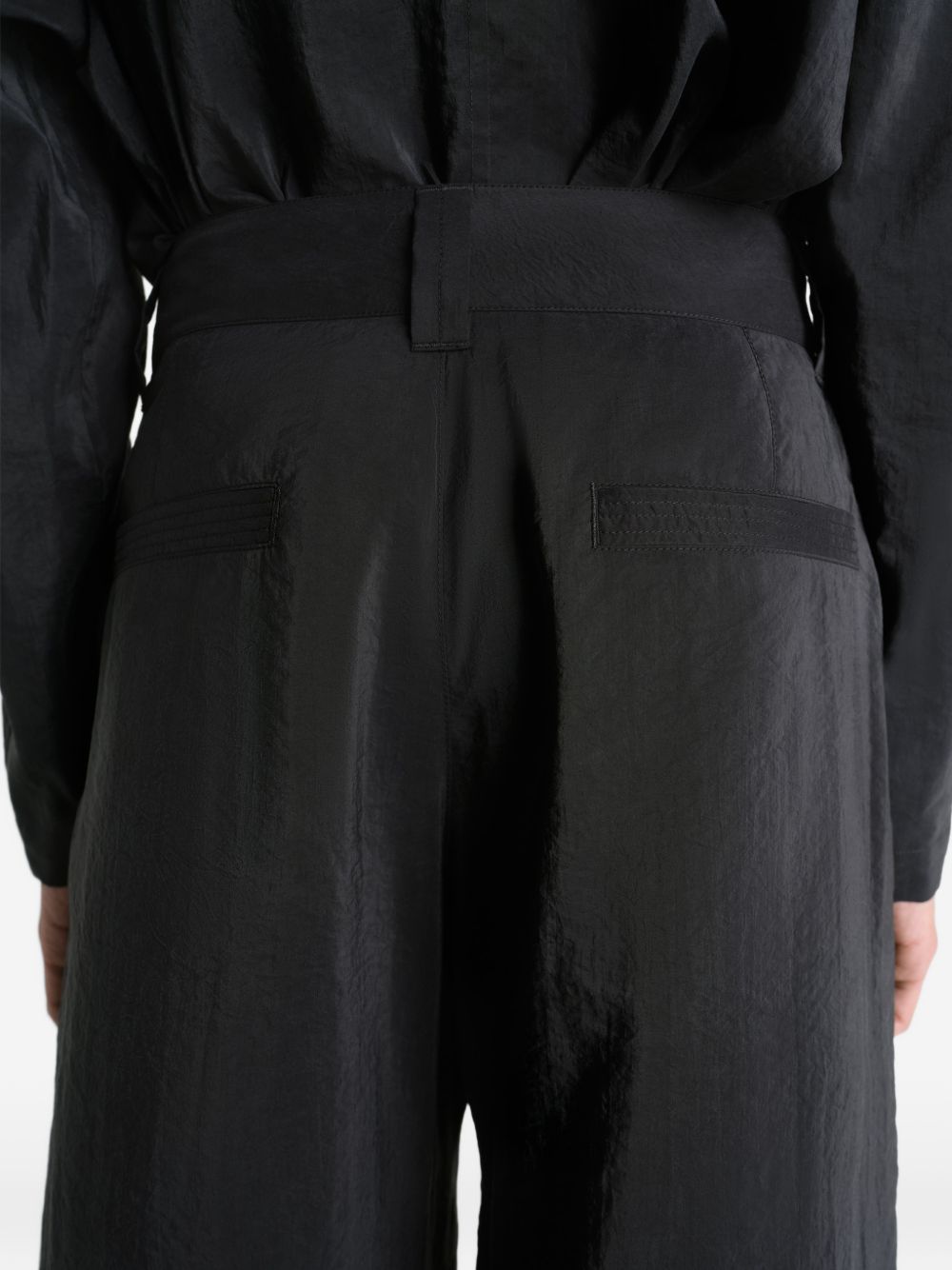 straight tailored trousers