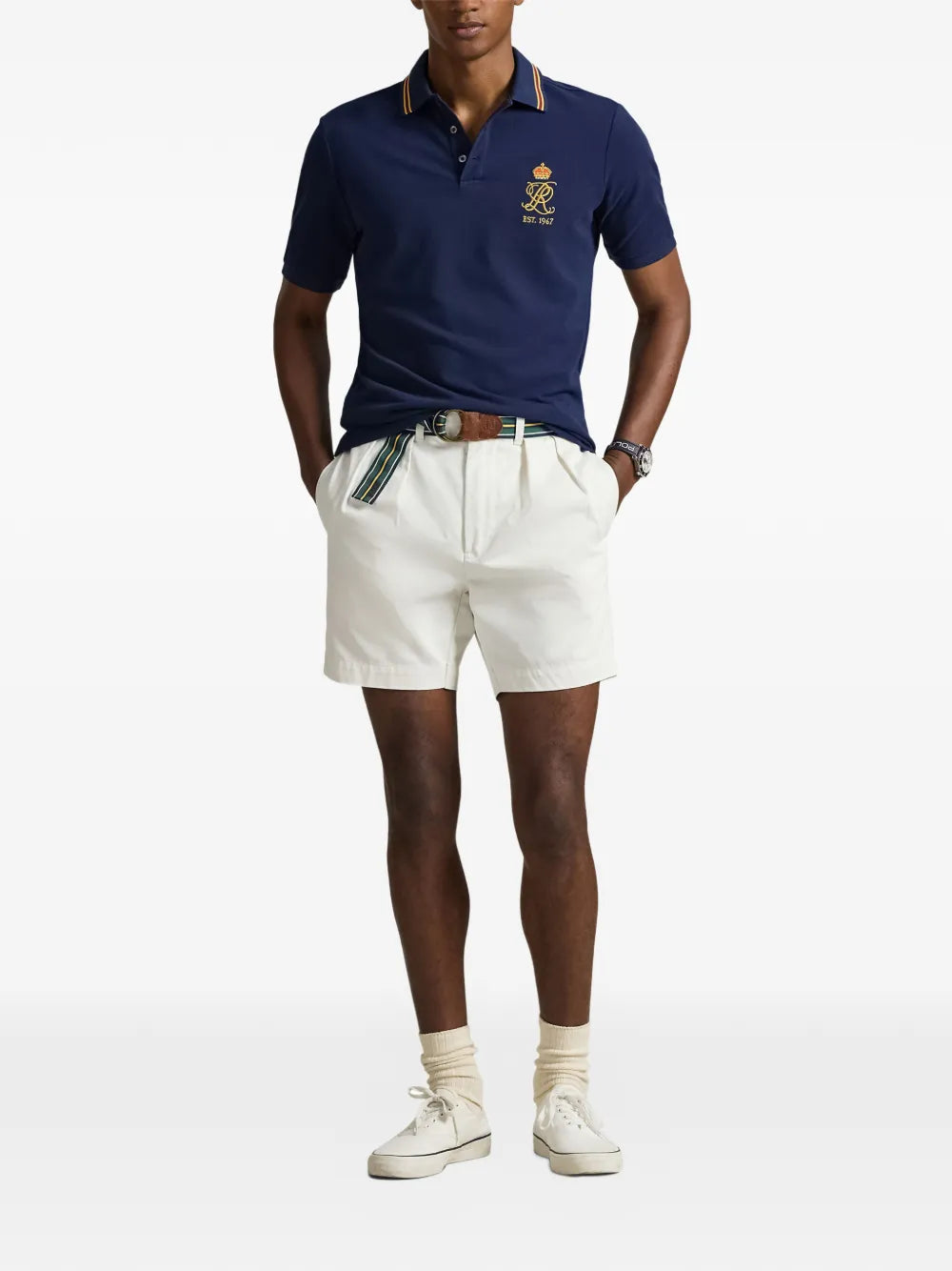 logo polo shirt