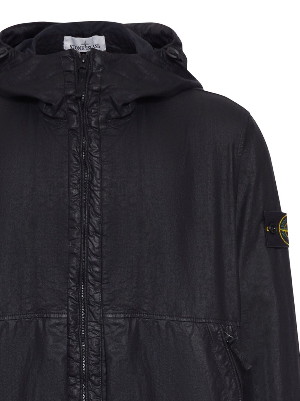 hooded zip jacket