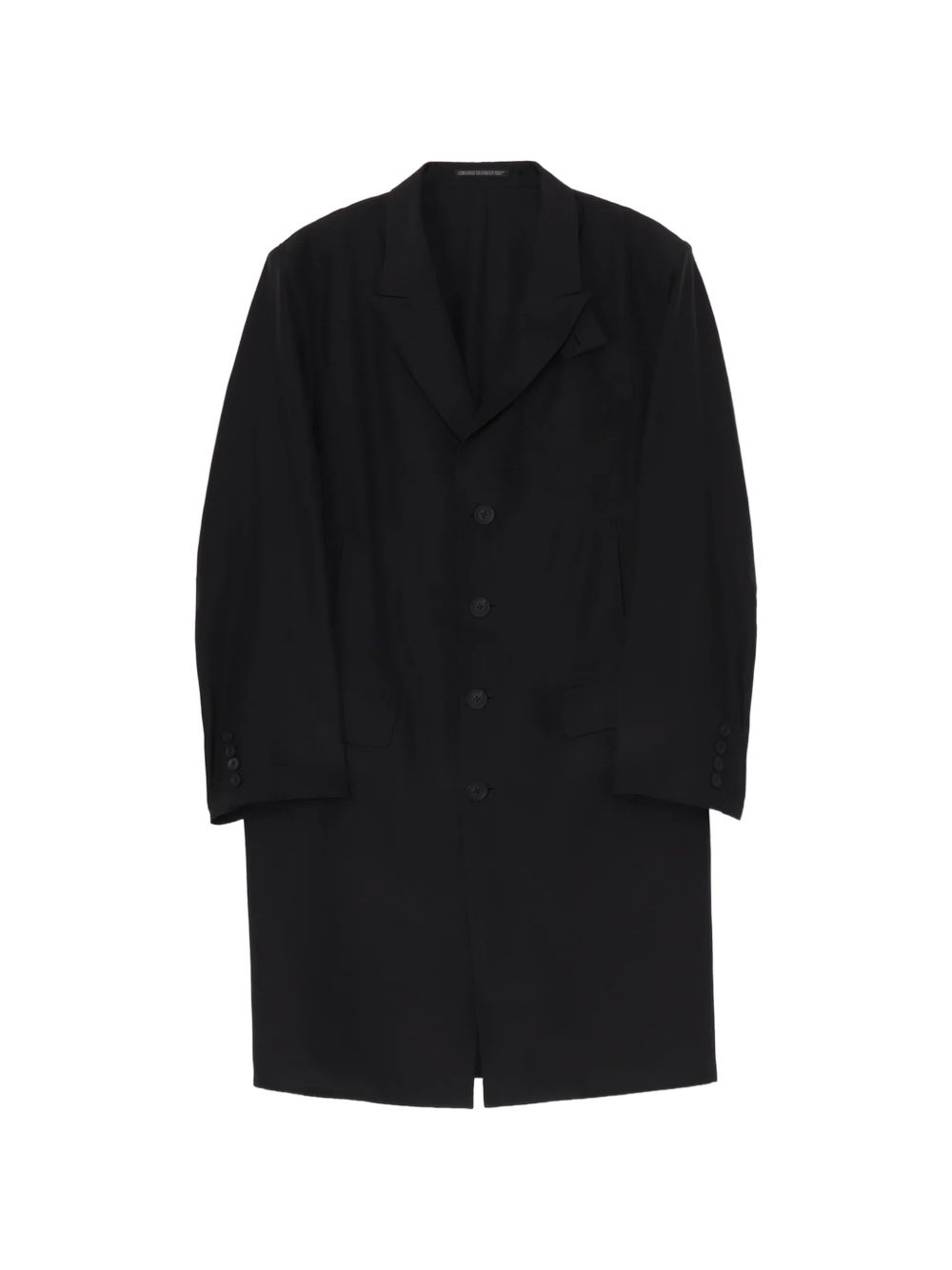single-breasted silk suit