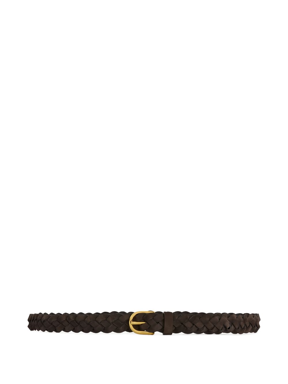 braided leather belt