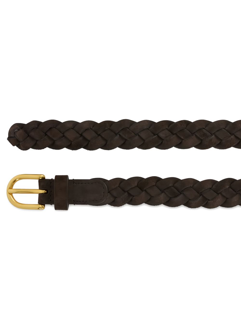 braided leather belt