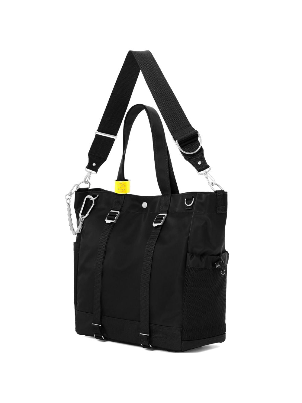 large chain-detail tote bag